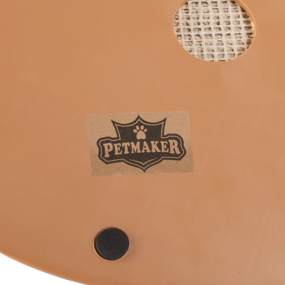 PETMAKER Cat Self-Groomer - Bristle Ring Brush Cat Arch with Carpeted Base, Back Scratcher and Massager for Controlling Shedding and Claws