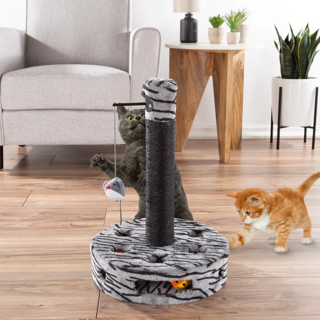 PETMAKER Cat Scratcher for Indoor Cats, Black